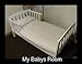 White Junior / Toddler Bed with Foam Safety Mattress