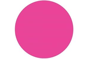 PEARL GLASS Circular Glass Worktop Saver - Bright Pink - 30cm Diameter