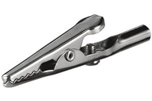 Cutefly Lot de 20 Pinces Crocodiles avec vis, Longueur : 51 mm