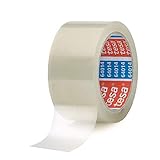 Farbe: Transparent Tesa 3 Rollen Paketklebeband (66 m, 50 mm) transparent