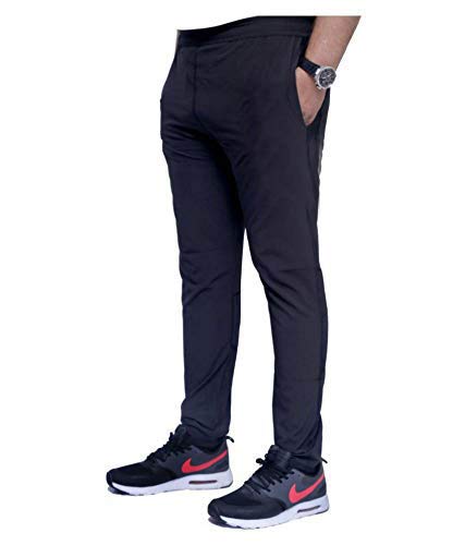 Generic Mens Polyster Rich Track Pant Black Color In large Size RS.480 (81.00% Off) - Amazon