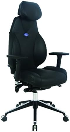 VIVA OFFICE Hottest High Back Ergonomic Multi-function Luxury Leather Office Chair with Top Leather Seat and Back, Adjustable Italy DONATI Armrests and Italy Synchronous Mechanism, and Aluminum Base