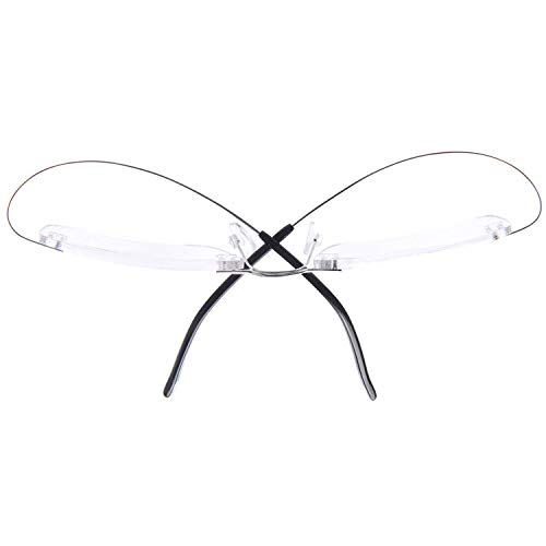 Preisvergleich Produktbild LianSan titan rimless lesebrille männer frauen liest brillen superleichte sonne leser lesebrille sonnenbrille lmo-013 (+1.75, Silber)