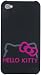 Produktbild Hello Kitty Hard Case Hülle Etui für iPhone 4/4S - Schwarz/Pink