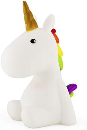 White Unicorn Nightlight Rainbow with color changing led