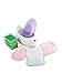 4L Wax Heater set Hug Flight® Paraffin Wax Bath Warmer pot Aluminum waxing Kit Pack With Brush & Booties & Mitts & 50 x Bag & 450g x 3 Aloe