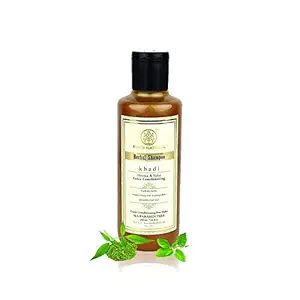 Khadi Natural Herbal Henna Tulsi Shampoo -210 ml
