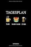  Tagesplan Notebook: Liniertes Notizbuch - Kaffee Töpfern Bier trinken Handarbeit Keramik Ton Geschenk