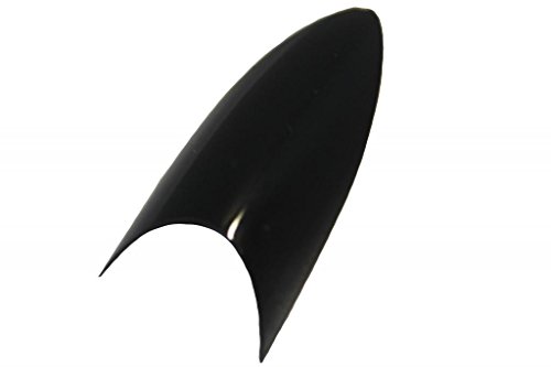 Effect Beauty 70 Stiletto Metallic Nail Tips - Black