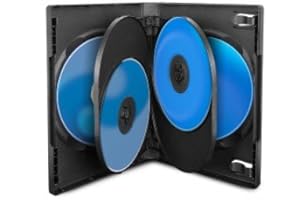 PRODYE Boitiers 6 DVD noir 10 pièces - 22 mm