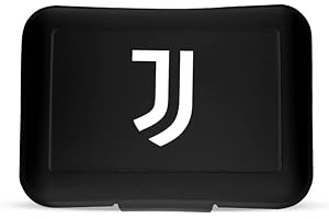 ILS I LOVE SHOPPING Contenitore Portapranzo Porta merenda Scatola Sandwich Box per Bambini Tifoso (Juventus Black)