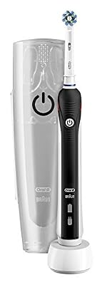 Oral-B Pro 2500 CrossAction - Brosse à dents électrique rechargeable - Bonus Pack avec Etui de voyage