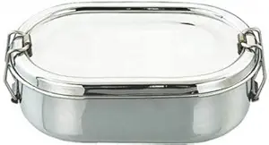 LINASHA Premium Stainless Steel Lunch Box/School Lunch Box for Kids/School Tiffin Size Medium/T&m Munch Time Lunch Box