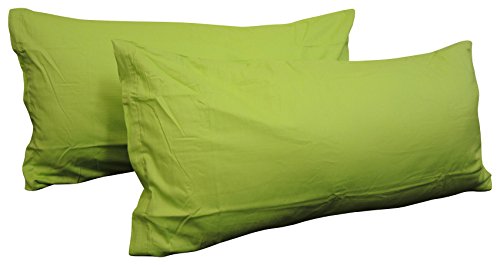 Kissenhüllen Kissenbezüge Renforcé 40×80 cm 2er-Set (Grün) - 2