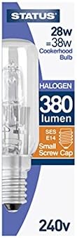 Cooker Hood Halogen 28W Clear Small Edison Screw Boxed