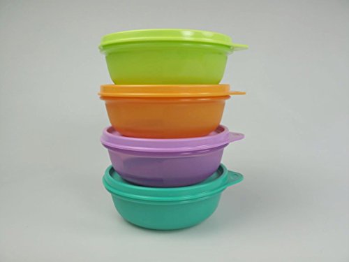 TUPPERWARE Kühlschrank Hit-Parade 300 ml limette + lila + orange + grün Panorama 7337 - 3