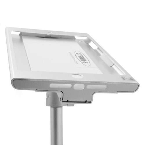 System-S abschließbarer Messe Präsentations Tisch Display Ständer Halterung Diebstahlsicher Haltearm Stand abschließbar Halter für iPad mini - 5