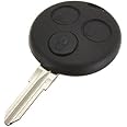 Multibao Smart Car 3 Buttons Remote Key Fob Case Shell City Roadster Fortwo Forfour Blade
