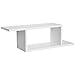 Produktbild WOLTU RG9272ws Wandregal Bücherregal DIY hängend Wandkonsole, weiß