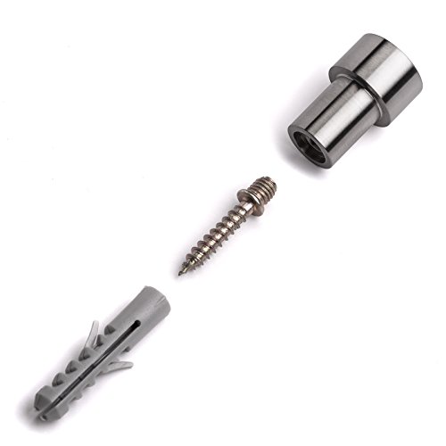 1 Stück SO-TECH® Garderobenhaken TUULA I echt Edelstahl 30 mm – Design trifft auf Funktion – Kleiderhaken Wandhaken Mantelhaken - 2