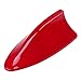 Produktbild zanasta Universal Haifisch Auto Antenne 17cm | Dachantenne mit Shark Design Rot
