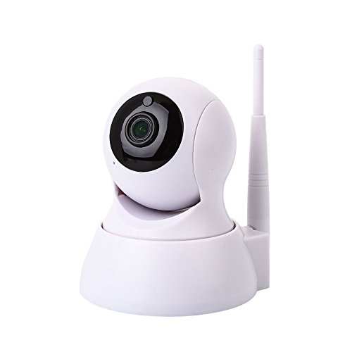 Preisvergleich Produktbild Rosepoem 720P Netzwerk-Nachtsichtüberwachungskamera, Weißer Videomonitor Home Security