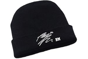 ‎MAISLEY Bangtan Boys Strickmütze, The Same Mütze,Suga Jin Jimin Jung Kook J-Hope Rap-Monster V Signature Mütze, Schwarz Weiche Mütze,Anti-Cold warme Mütze