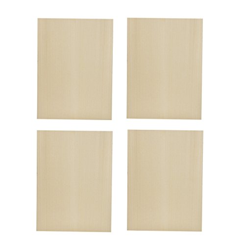 Kmise Ukulele Guitar Tonewood Soundboard Top for Luthier Diy Part Solid Spruce Wood 320*230mm Pack of 4