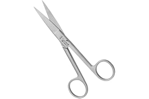 Exeton Dressing Scissors 14cm, Sharp/Sharp - Straight, Silver, Stainless Steel