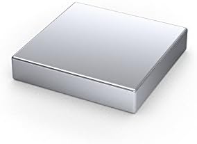 20 x Neodymium Magnets, Rectangular | 12 x 12 x 3 mm | Nickel-Plated (NiCuNi) | approx. ~ 1.9 kg pull | Pack of 20 Magnets-block | N52