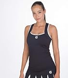 Diseño y calidad a40grados Sport & Style Trass Camiseta de Tenis, Mujer, Negro, 44
