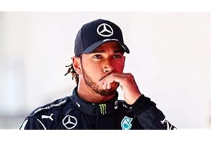 PARTYLANDIA Cialda in Ostia per Decorazione Torte Motociclismo e Formula 1 (Lewis Hamilton - Mod. A)