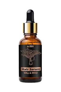 Zen Hair Serum for Women and Men| All Hair Types |Smooth, Frizz free and Glossy Hair | With Vitamin E | 30 ml