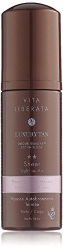 VITA LIBERATA Tinted Self Tan Mousse for Body, Sheer (Medium) 100 ml