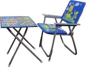 S.S Steelo Art Baby Table and Chair Set.(Blue)