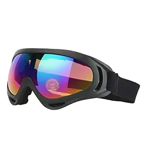 PROTOS INDIA.NET  Riding Glasses Goggles Cycling Skiing Glasses UV Protection Adjustable Elastic Strap Windproof Dust Proof Ski Goggles Snowboarding