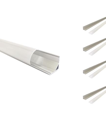 V-Tac - Profilé aluminium flexible pour bande led 2 mètres - Largeur