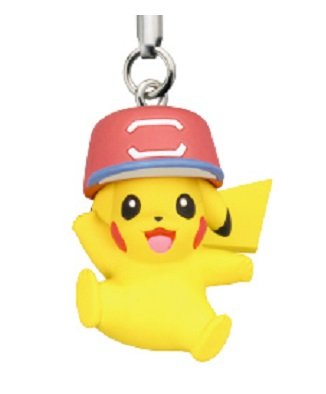 Preisvergleich Produktbild Pokemon Movie 20th Netsuke Figure Mobile Phone Charm~Ash's Pikachu #