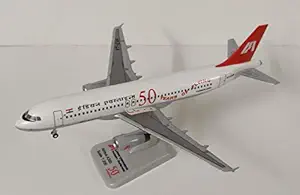 Hogan Wings Indian Airlines Airbus A320 200 50TH Anniversary 1/200 Scale Miniature Aircraft Model