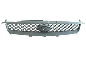TVP Trade Vehicle Parts.co.uk Compatible With Front Grille Main Centre Ford Fiesta Mk6 2006-2008 Black