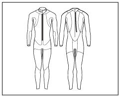 Preisvergleich Produktbild Duathlon Neoprenanzug SWIMRUN RACE Wetsuit 6.4.2MAN