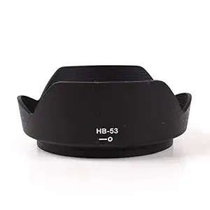 SUPERNIC HB-53 Bayonet Mount Lens Hood Work compatible with Nikon AF-S Nikkor 24-120mm f/4G ED VR Lens with microfiber cloth