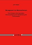 Management von Markenallianzen: Eine Analyse unter besonderer BerÃ¼cksichtigung der Urteilsbildung by JÃ¶rn Redler (2003-12-15) by 