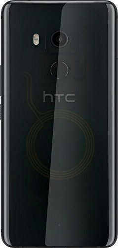 HTC U11 + Smartphone (15,24 cm (6 Zoll) Super LCD Display, 12,2 MP Kamera, 128 GB Speicher und 6 GB RAM, Android 8.0) Translucent Schwarz