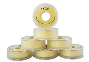 Pack of 100 Teflon for Plumbing, Plumber use PTFE Thread Seal Teflon Tape (1/2 Inch Size) for Pipe Fittings, Washing Machine,Water Tap to fix Water Leak