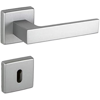 JUVA Design Drückergarnitur Edelstahl Türbeschlag eckig Türgriff auf ...