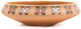 ceramica released-refractory ceramic table centrepiece, hand crafted, Red