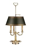 Il Bronzetto 3-flammige Bouillotte-Lampe, französischer...