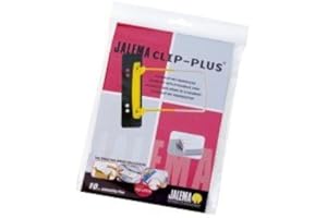 EWBOB Atlanta by Jalema Jalema Clip Plus - Filing Clips with Cover Rail, Pack of 10