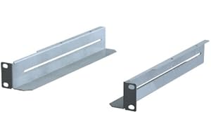 ‎RACK MAGIC Rack Magic - Halbschienensatz zur Montage auf die 19" Rackschrank-Rückseite um Tiefe Geräte von der Rückseite zu unterstützen